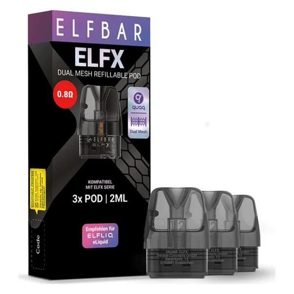 Elfbar ELFX V2.0 Refillable Pods, Produktfoto
